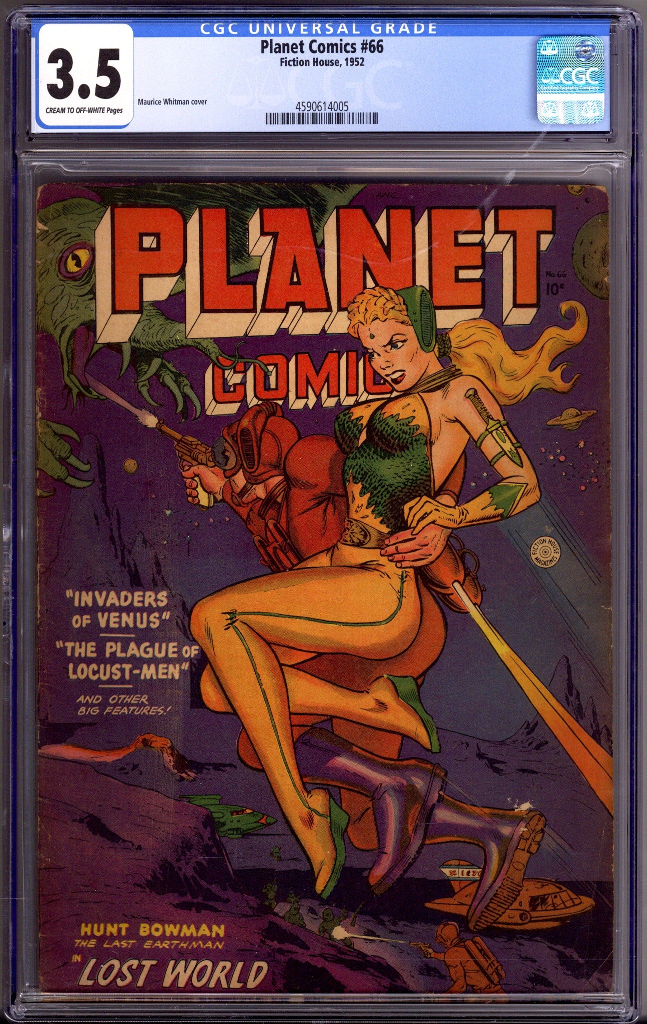 Planet Comics Vol 1 66 CGC 3.5 (VG-) (1952) 