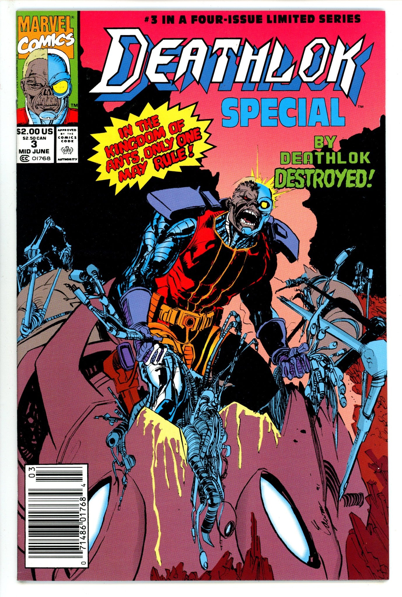 Deathlok Special 3 Newsstand (1991)