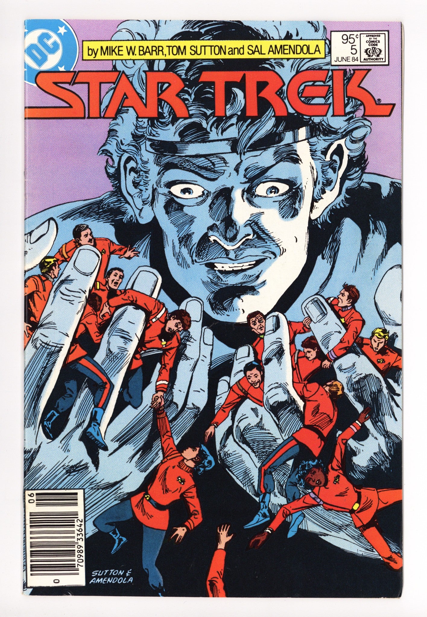 Star Trek Vol 1 5 VF (8.0) (1984) Canadian Price Variant 