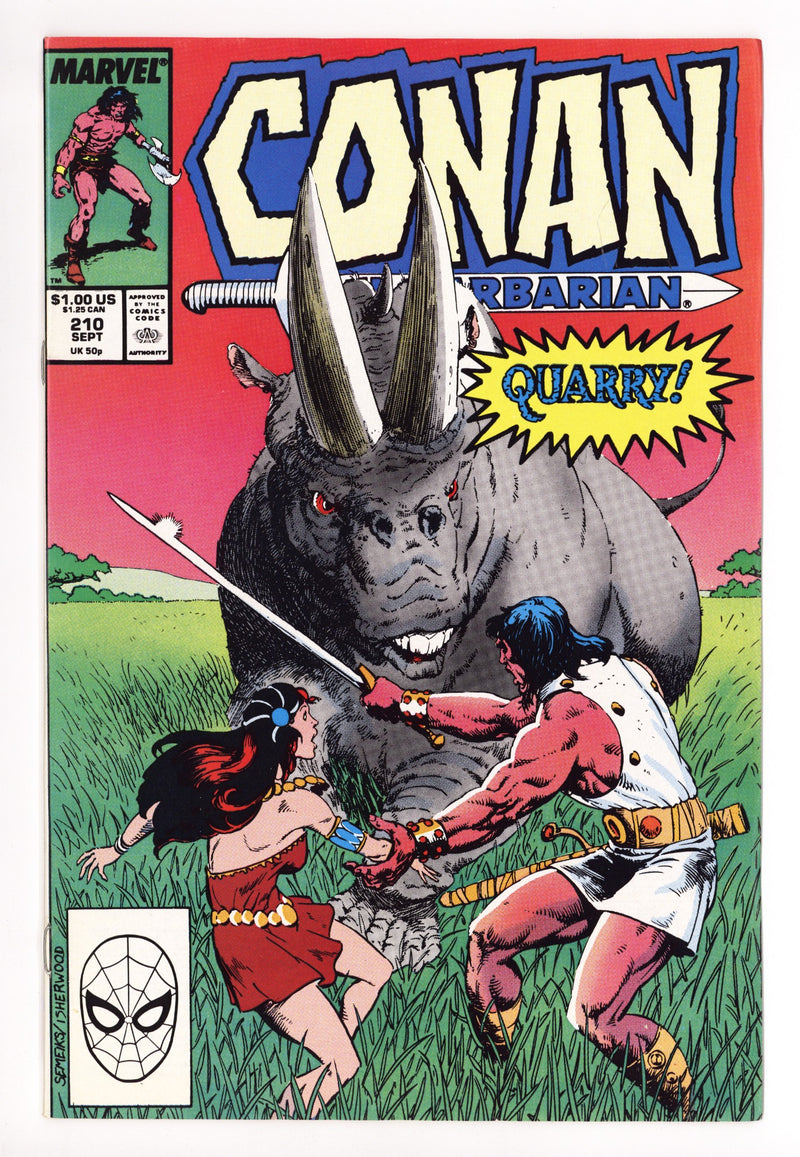 Conan the Barbarian Vol 1 210 High Grade (1988) 