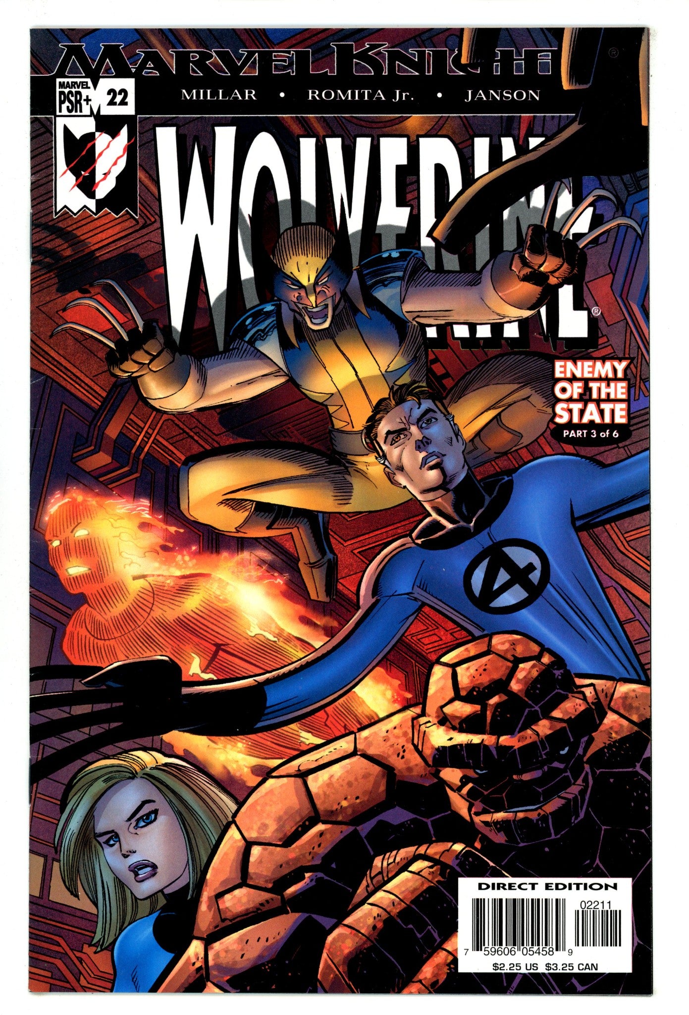 Wolverine Vol 3 22 Mid Grade (2005) 