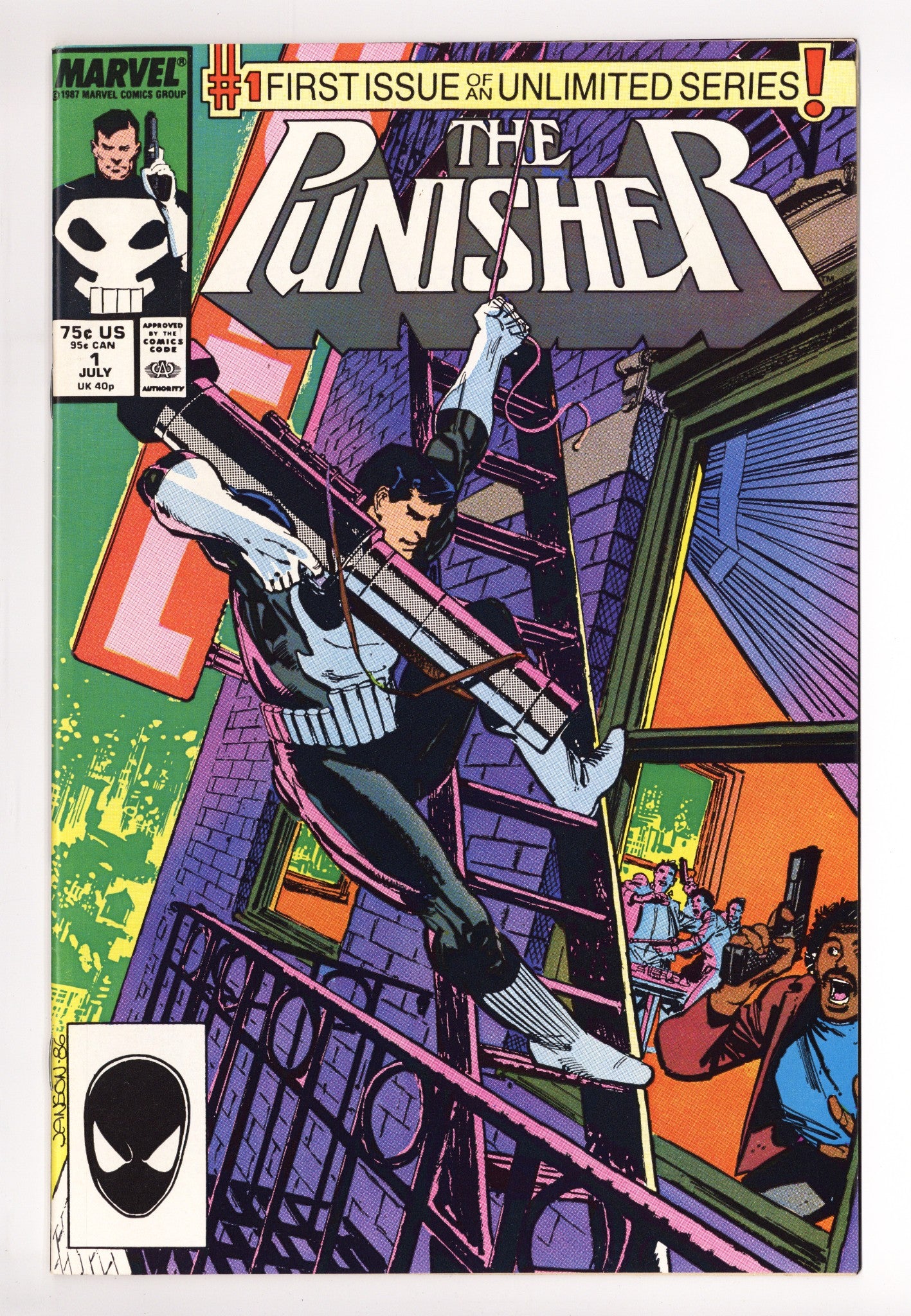 The Punisher Vol 2 1 VF- (7.5) (1987) 