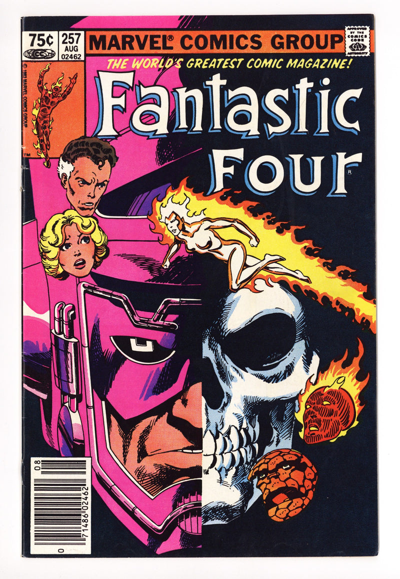 Fantastic Four Vol 1 257 FN+ (6.5) (1983) Canadian Price Variant 
