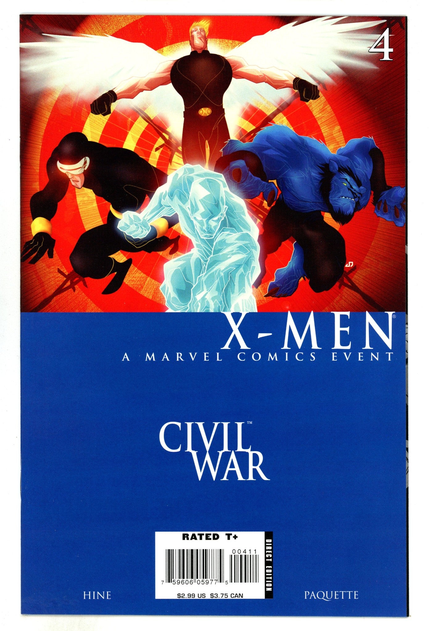 Civil War: X-Men  4  High Grade  (2006)  