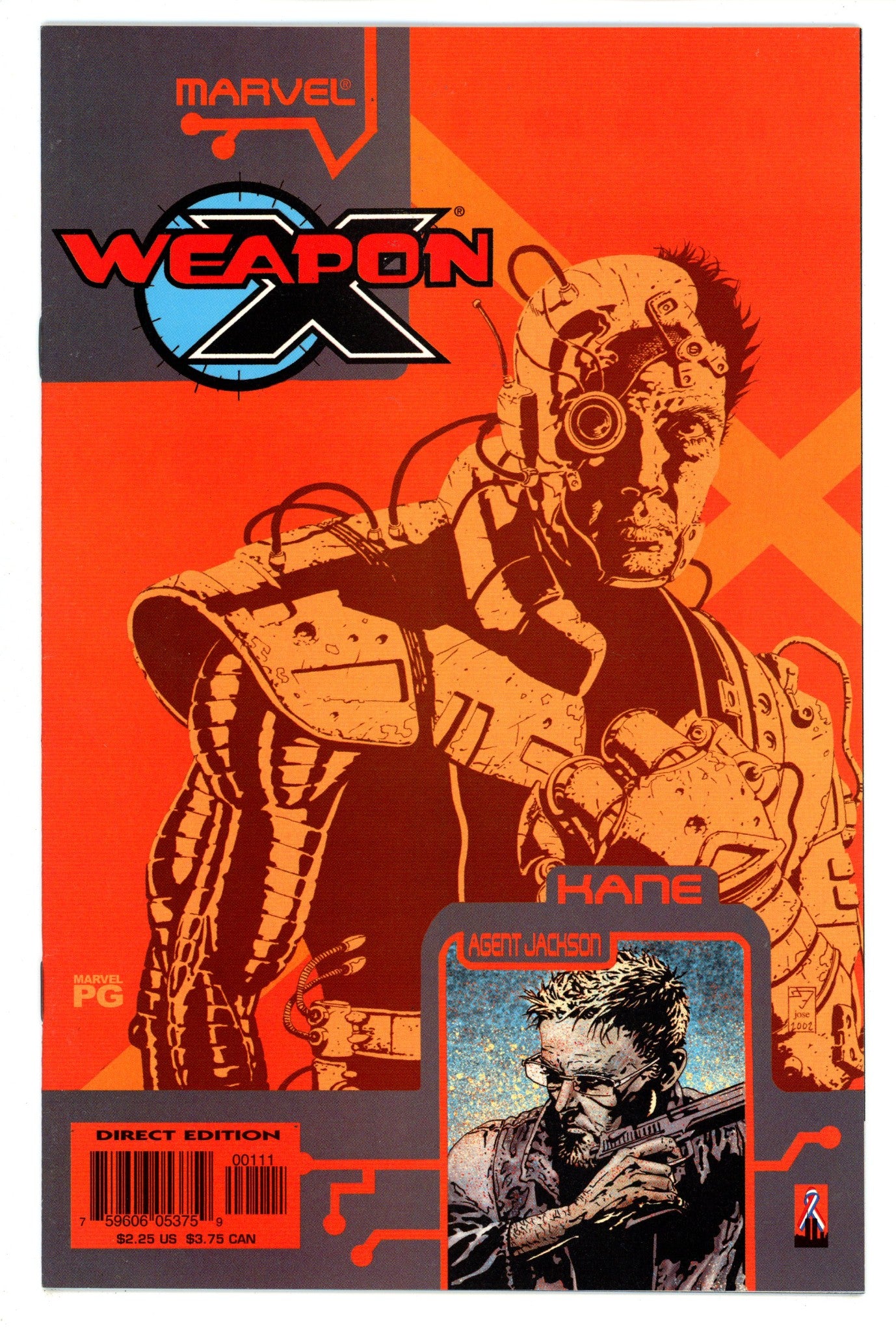 Weapon X: The Draft - Kane 1 High Grade (2002) 