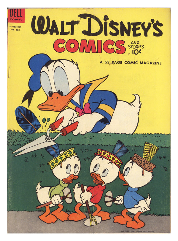 Walt Disney's Comics and Stories Vol 14 12 (168) VG/FN (5.0) (1954)