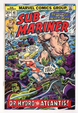 Sub-Mariner Vol 1 62  VF (8.0)   (1973)