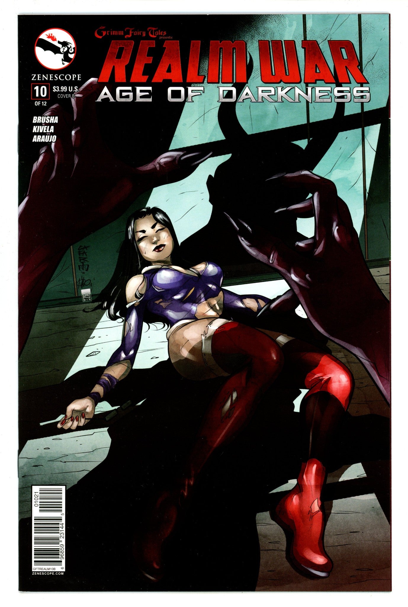 Grimm Fairy Tales Presents Realm War: Age of Darkness 10 High Grade (2015) Cafaro Variant 