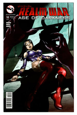 Grimm Fairy Tales Presents Realm War: Age of Darkness 10 High Grade (2015) Cafaro Variant