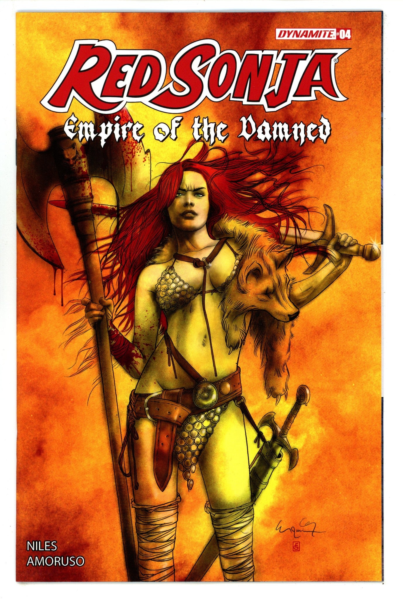 Red Sonja Empire Damned 4 Gündüz Variant (2024)