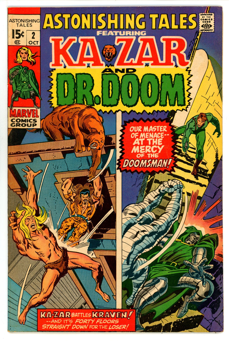 Astonishing Tales Vol 1 2 FN (6.0) (1970) 