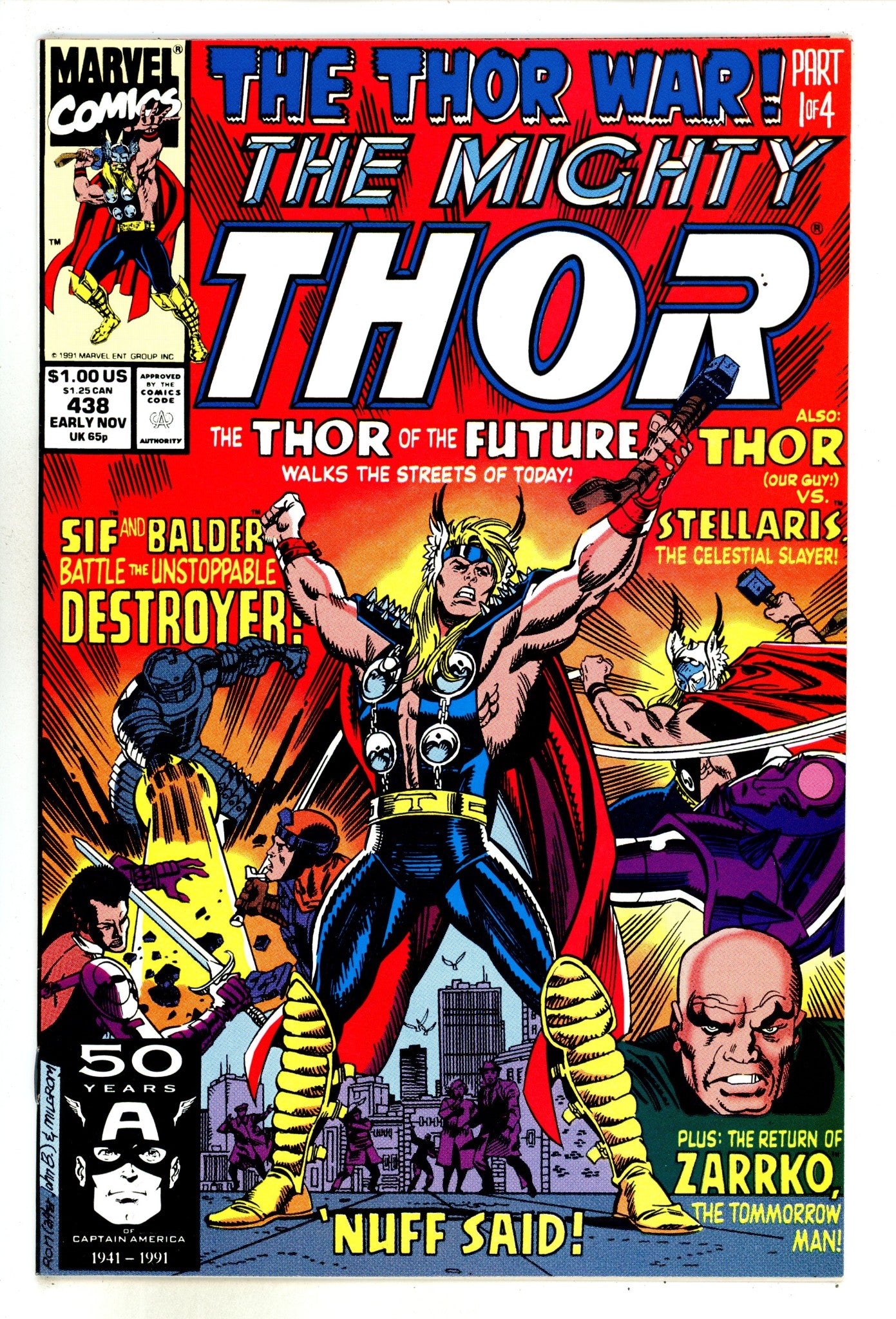 Thor Vol 1 438 High Grade (1991) 