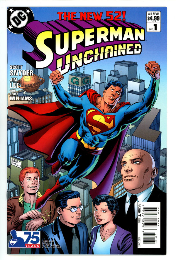 Superman Unchained 1 High Grade (2013) Ordway Incentive Variant