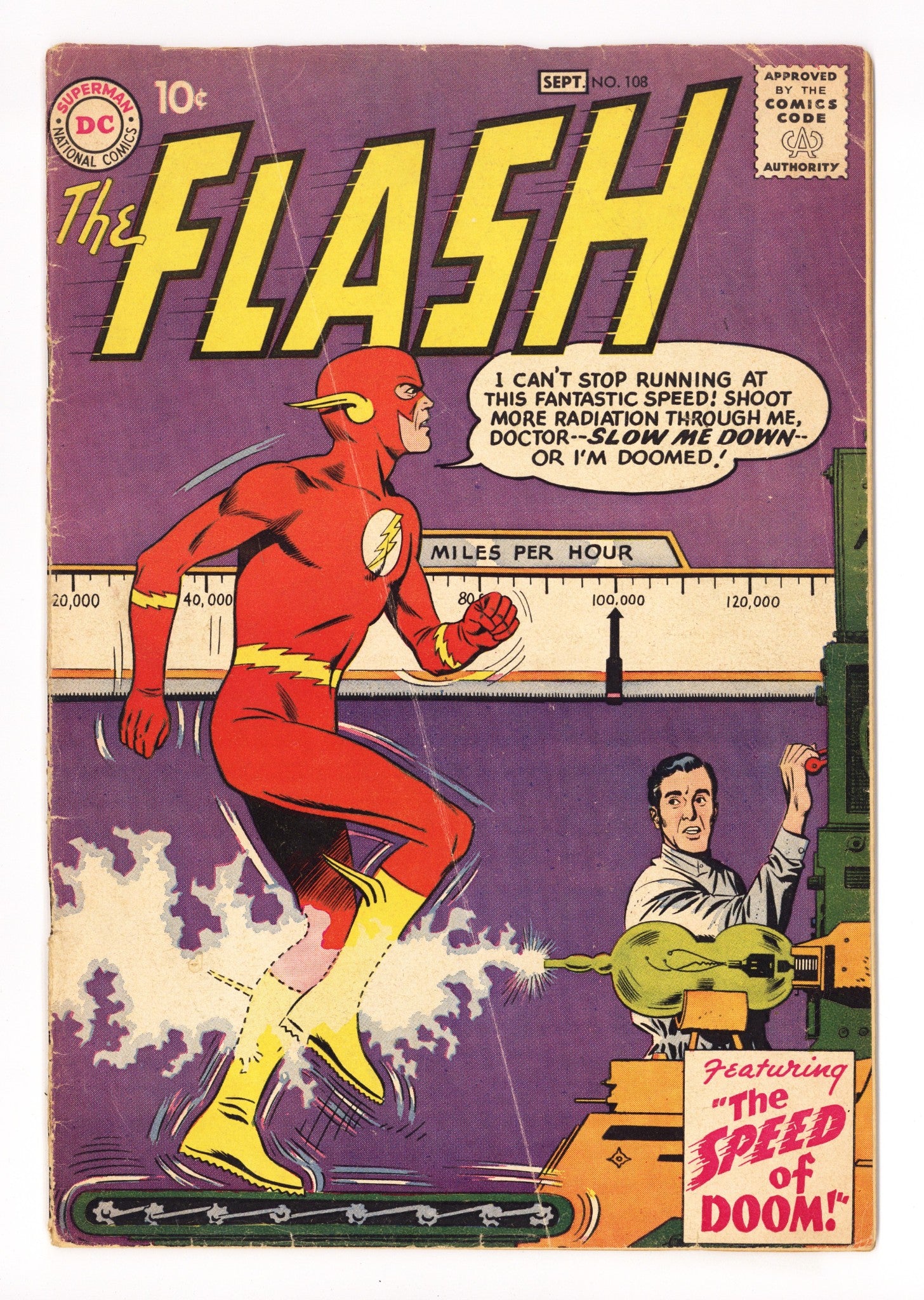 The Flash Vol 1 108 GD/VG (3.0) (1959) 