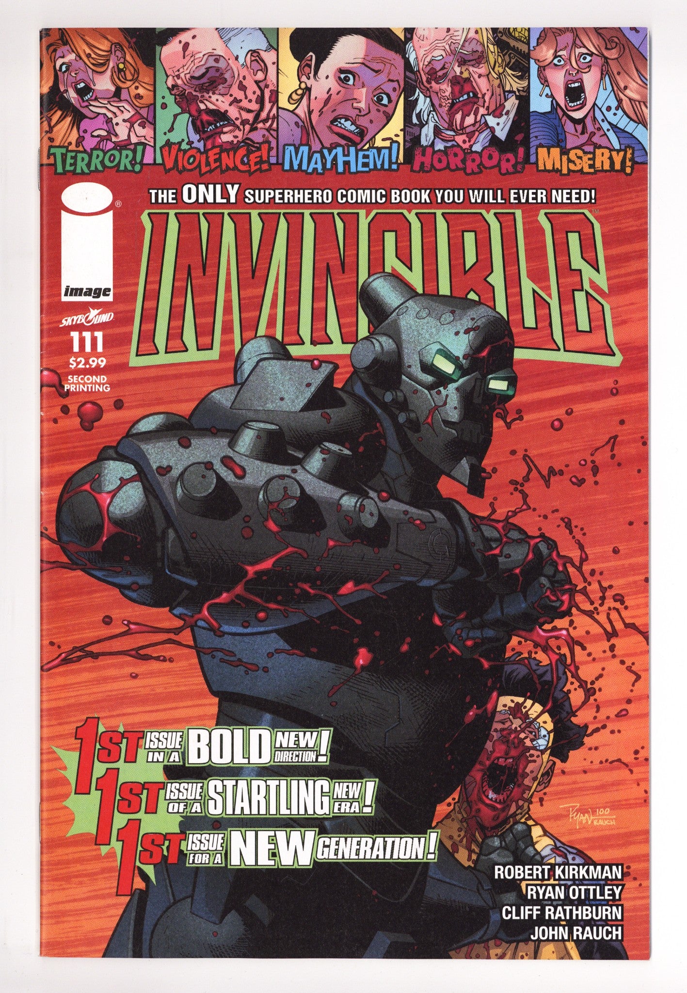 Invincible 111 VF (8.0) (2014) 2nd Print 
