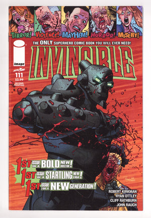 Invincible 111 VF (8.0) (2014) 2nd Print