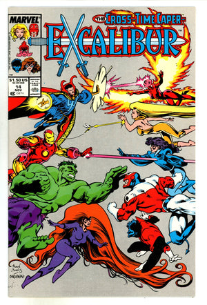 Excalibur Vol 1 14 High Grade (1989) Newsstand