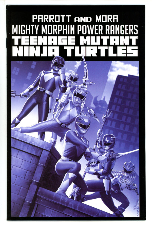 Mighty Morphin Power Rangers / Teenage Mutant Ninja Turtles Ii B&W Ed 1 Bernardo Variant (2023)