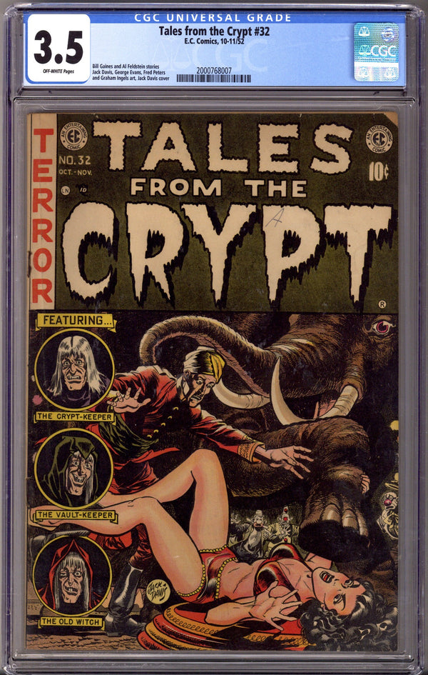 Tales from the Crypt 32 CGC 3.5 (VG-) (1952)