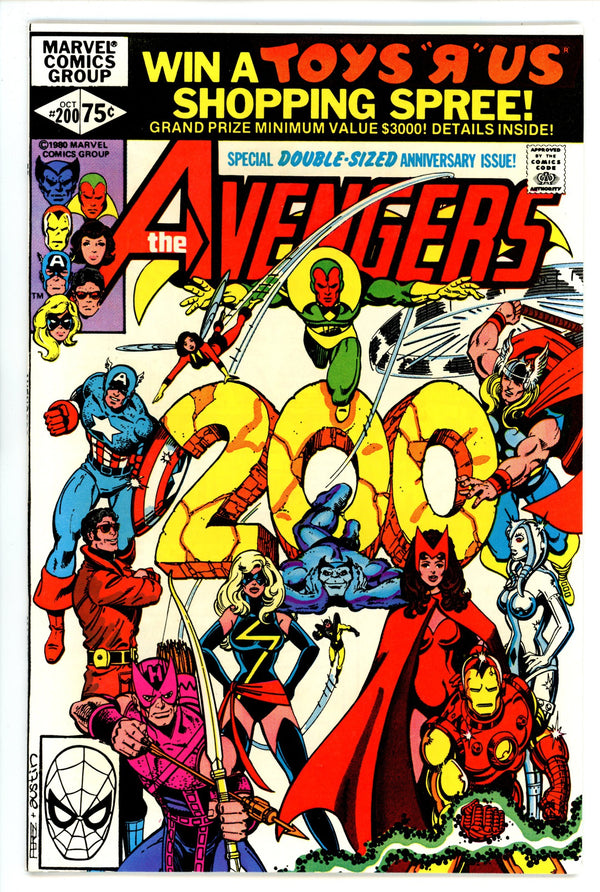 The Avengers Vol 1 200 VF (8.0) (1980)