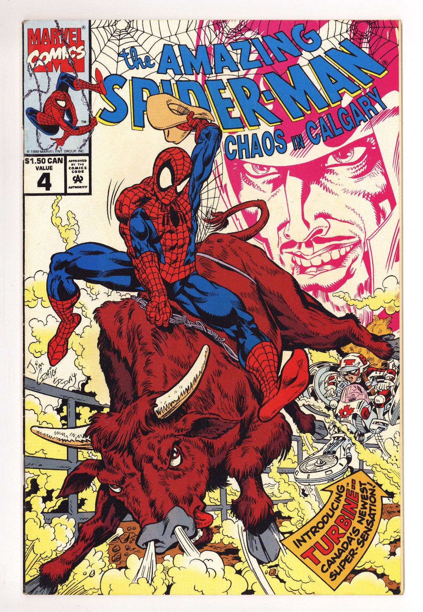 The Amazing Spider-Man: Chaos in Calgary 4 Mid Grade (1992) 
