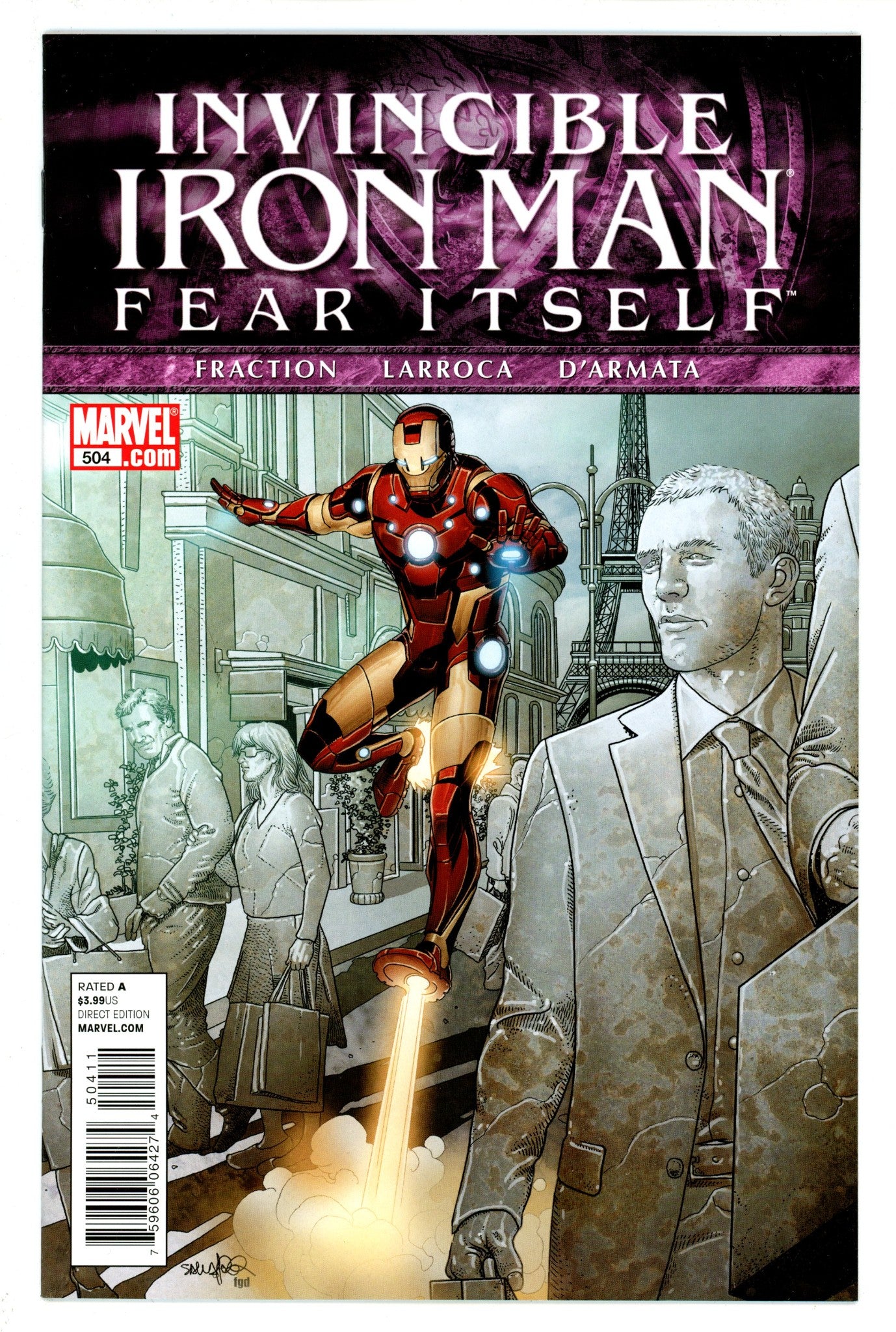 Invincible Iron Man Vol 1 504 High Grade (2011) 