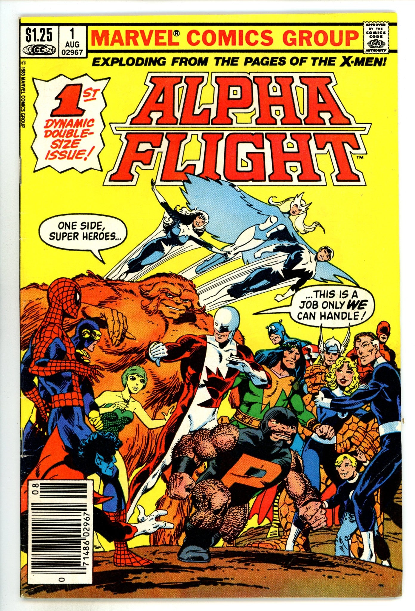 Alpha Flight Vol 1 1  VG- (3.5)  (1983)  Canadian Price Variant  