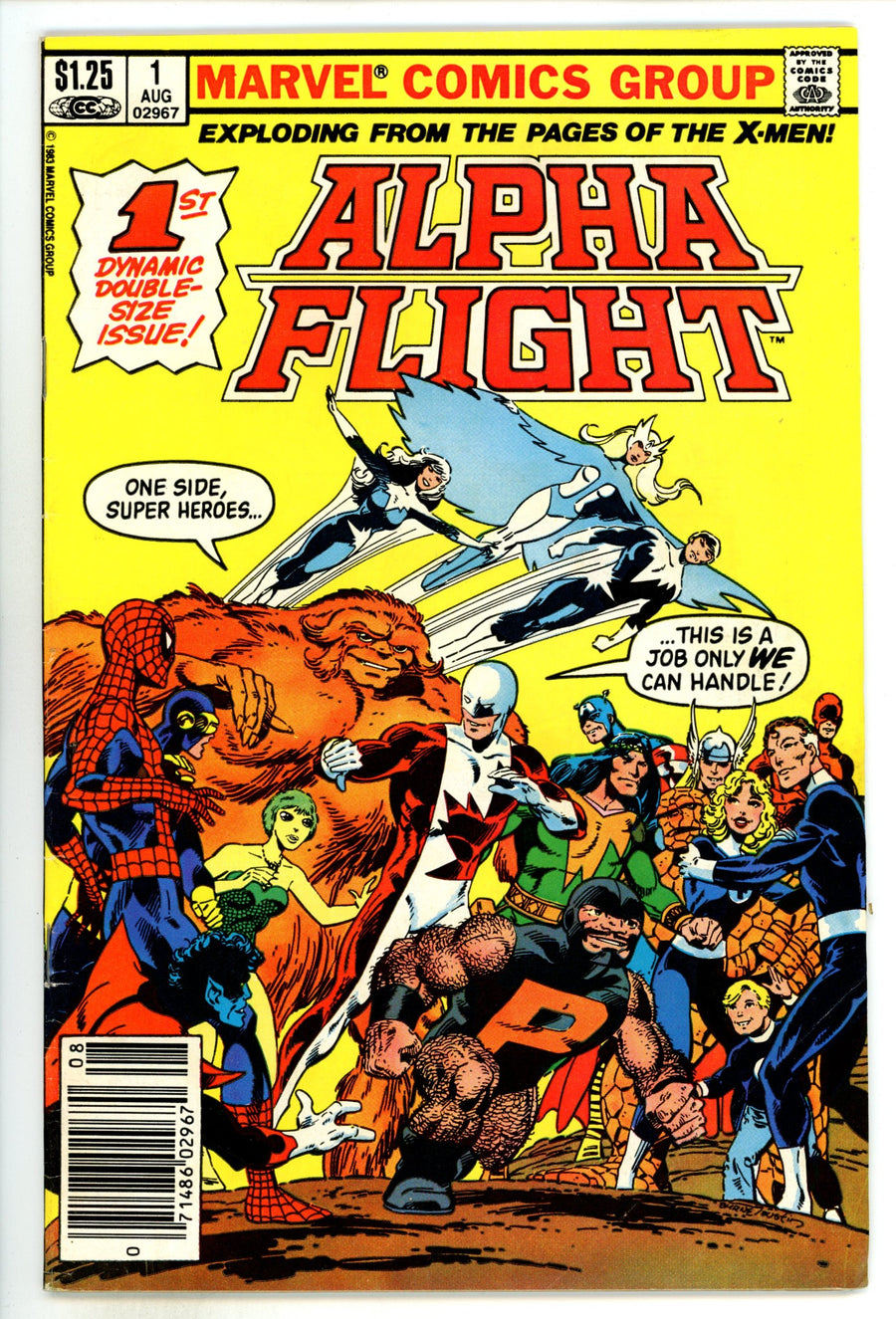 Alpha Flight Vol 1 1  VG- (3.5)  (1983)  Canadian Price Variant  