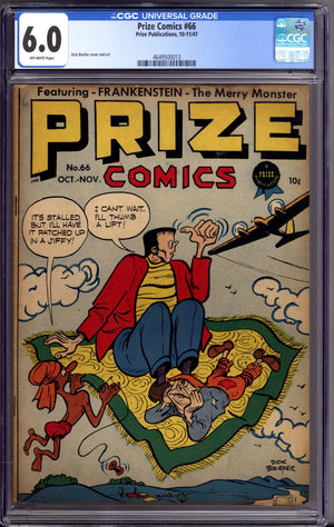 Prize Comics Vol 6 6 (66) CGC 6.0 (FN) (1947)