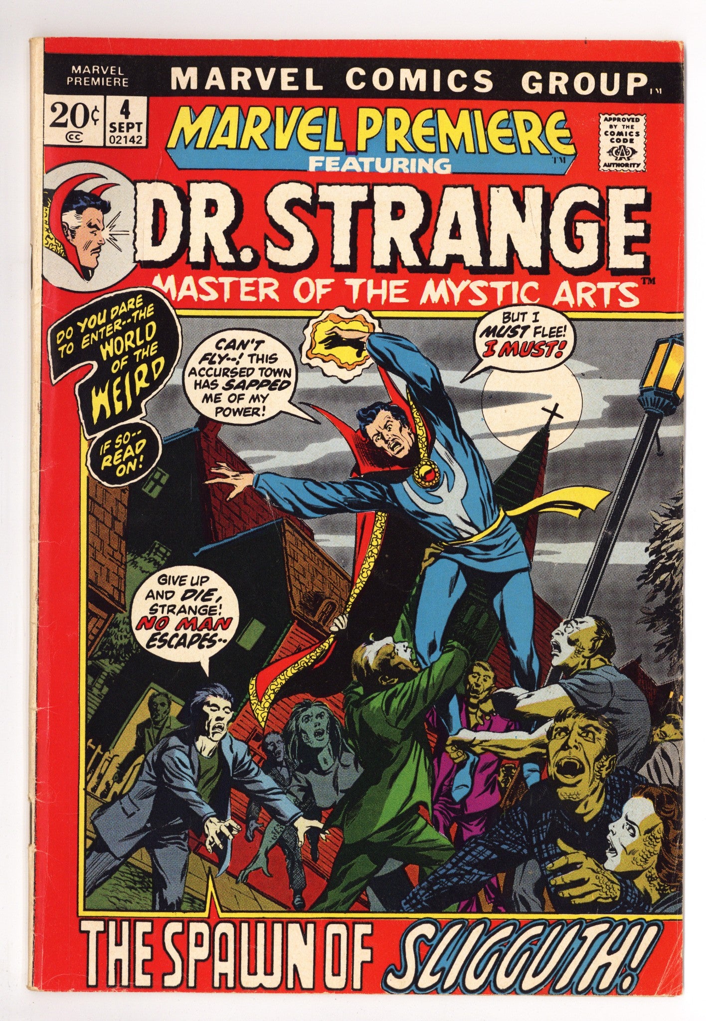 Marvel Premiere 4 VG- (3.5) (1972) 