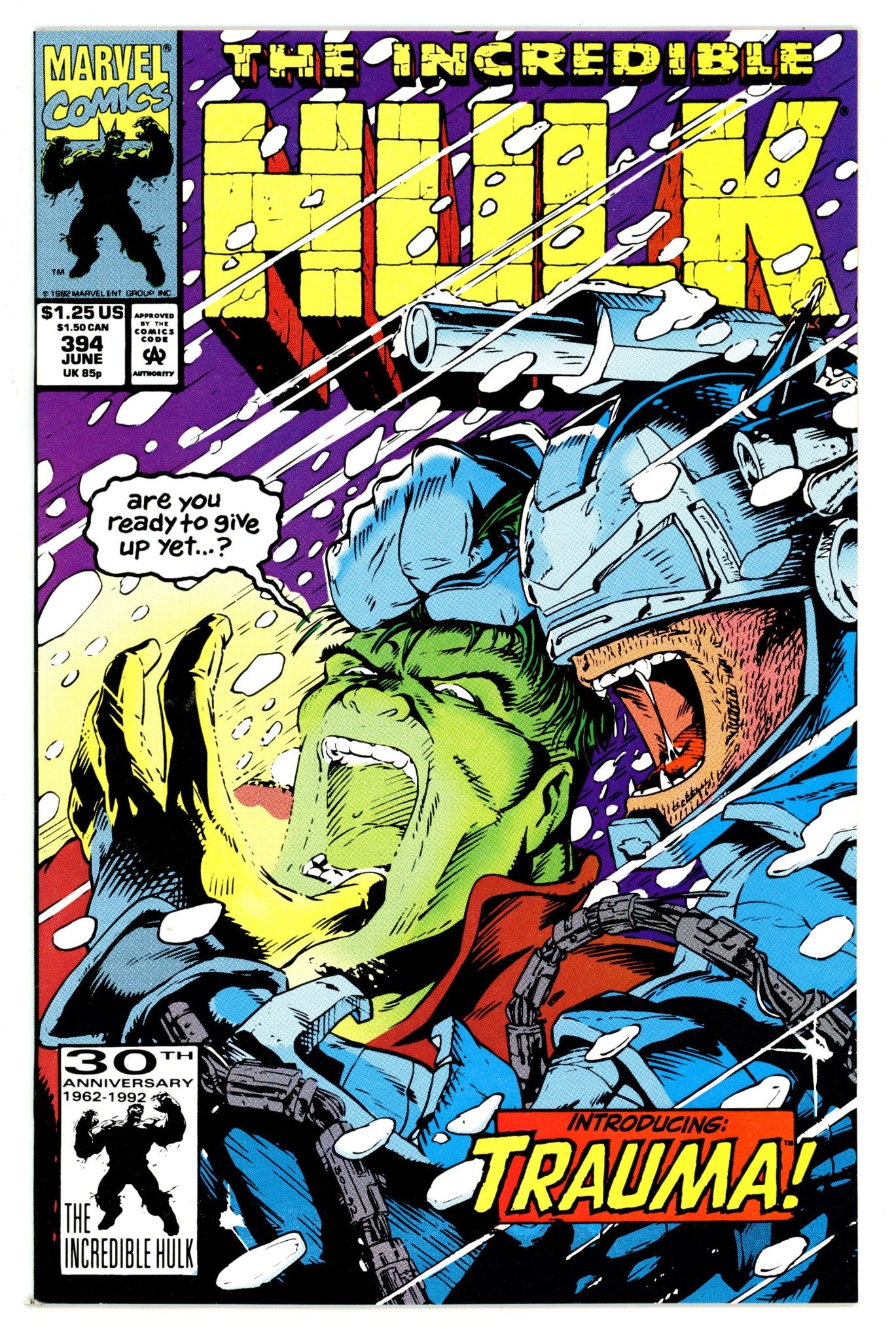 The Incredible Hulk Vol 1 394 High Grade (1992) 