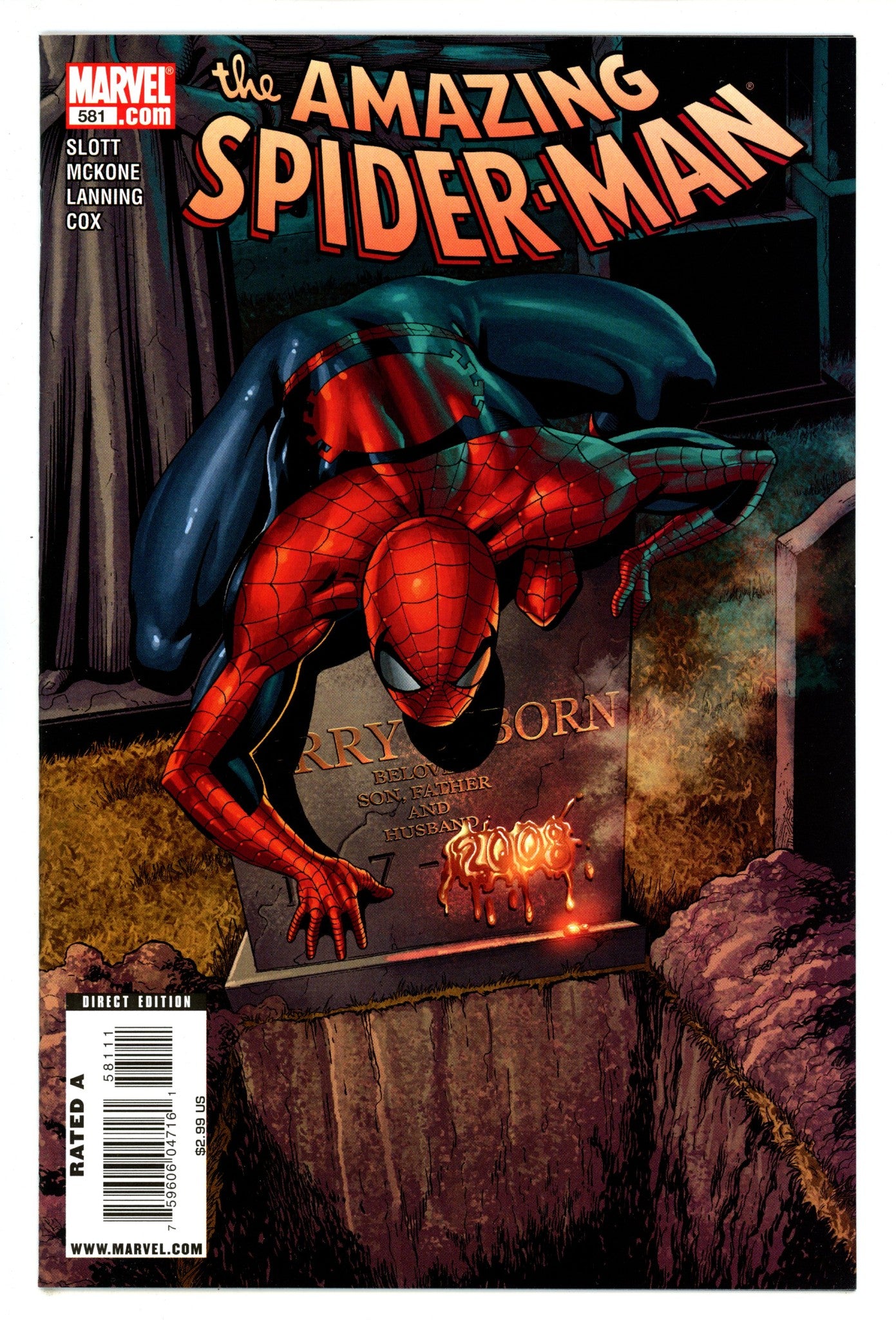 The Amazing Spider-Man Vol 2 581 High Grade (2009) 