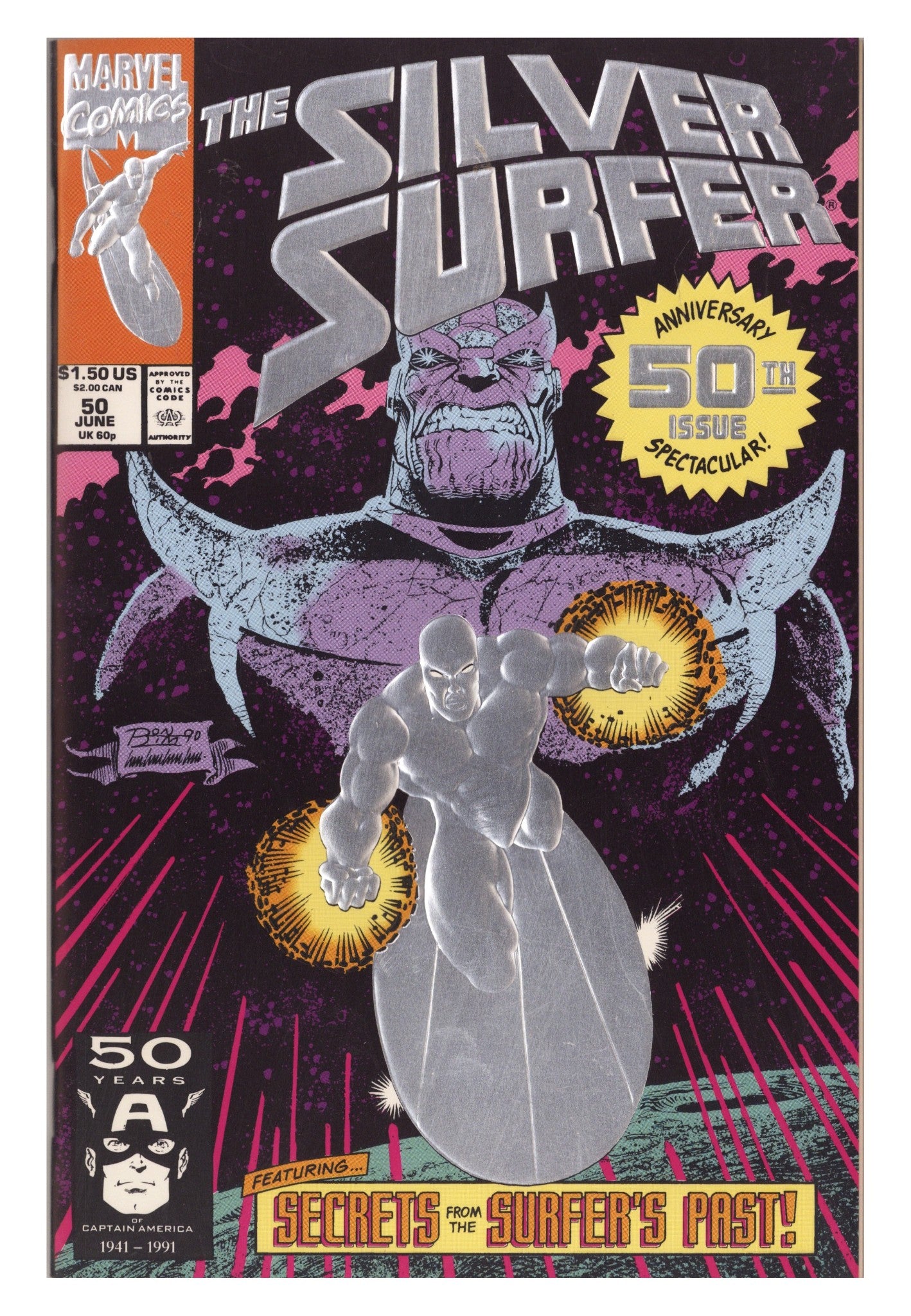 Silver Surfer Vol 3 50 Mid Grade (1991) 