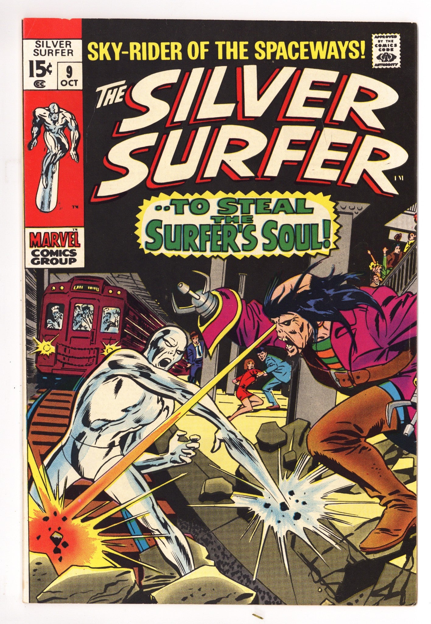 The Silver Surfer Vol 1 9 FN/VF (7.0) (1969) 