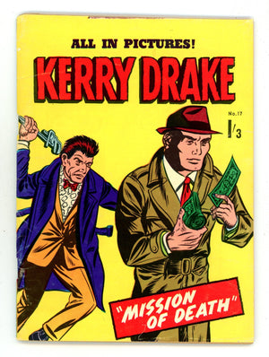Kerry Drake 17 VG (4.0) () Signed x2 1st Page Alfred Andriola & Allen Saunders