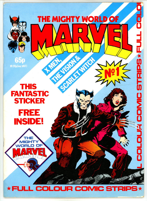 The Mighty World of Marvel Vol 2 1 No Gift VG+ (1983)