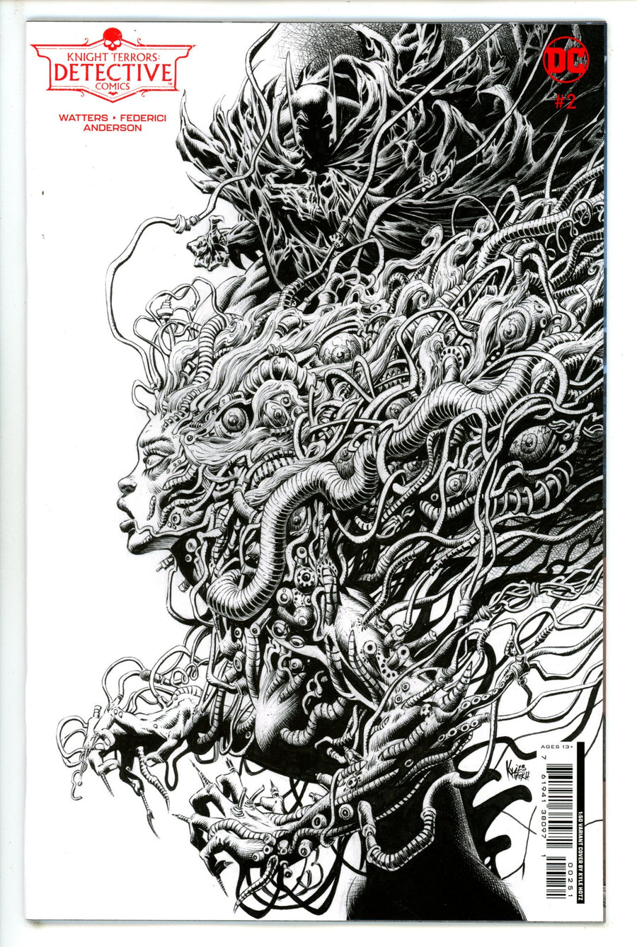 Knight Terrors Detective Comics 2 Hotz B&W Incentive Variant NM+ (2023)