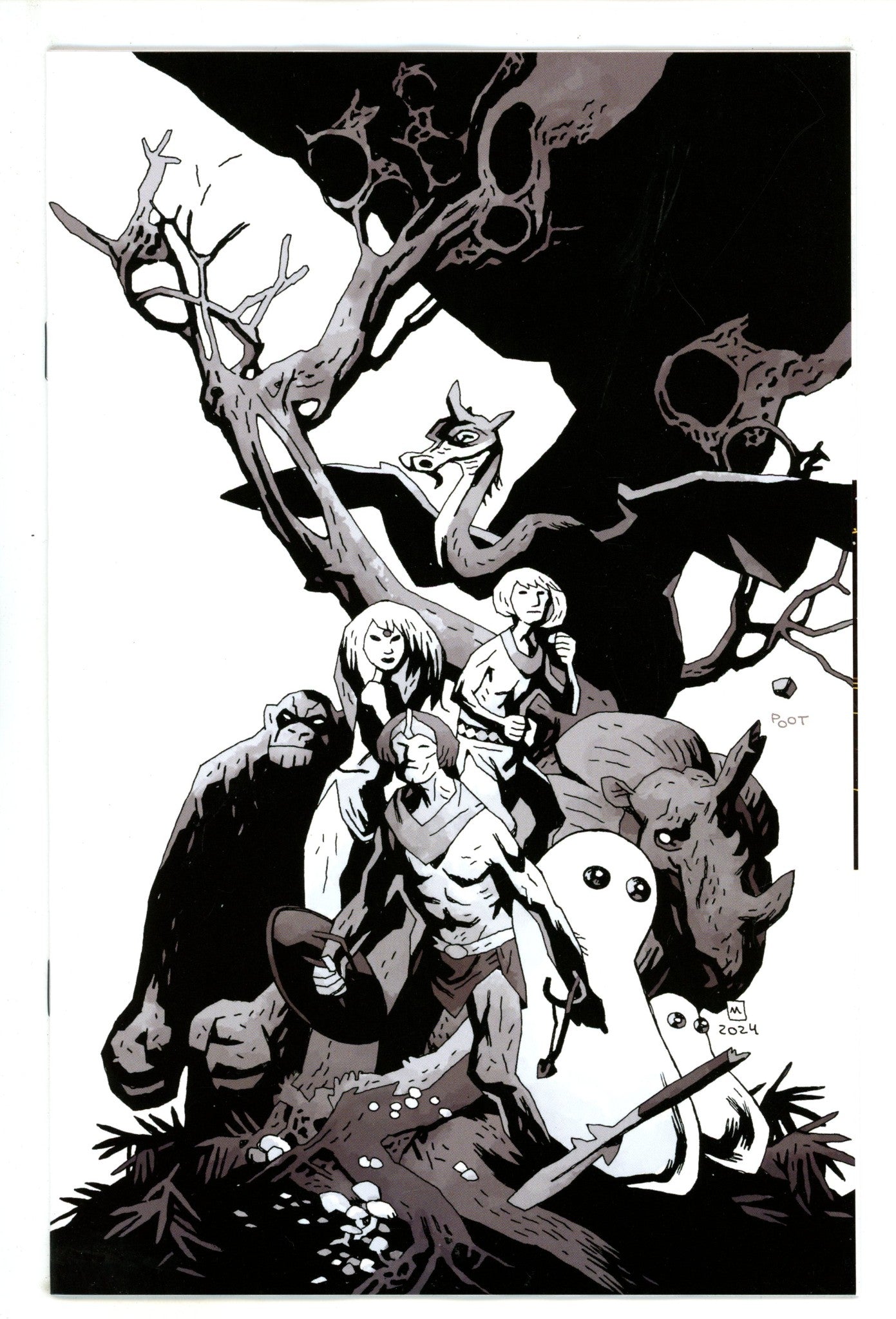 Herculoids 1 Mignola B&W Virgin Incentive Variant (2025)