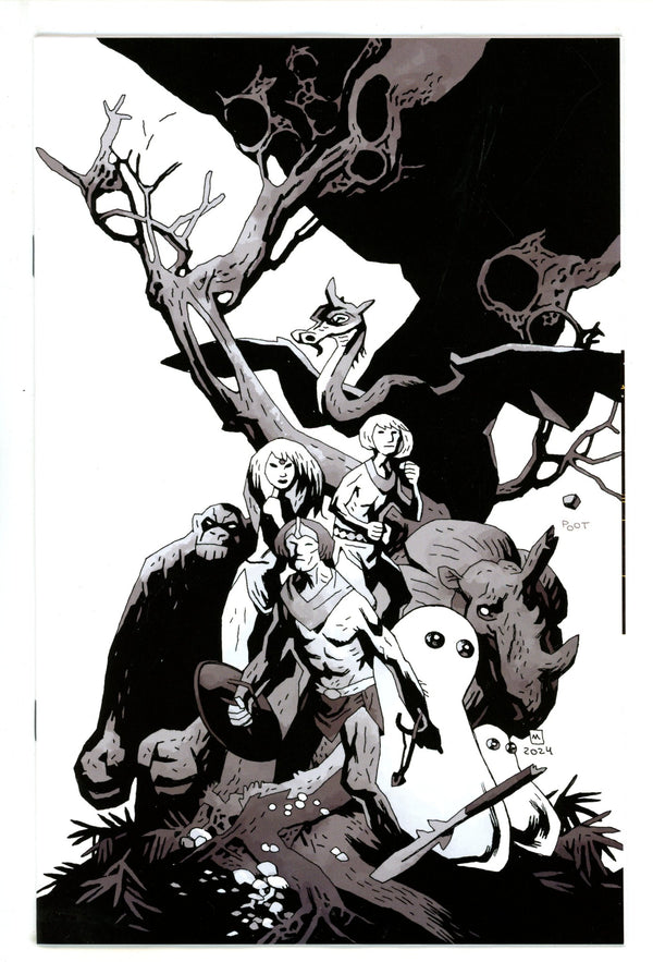 Herculoids 1 Mignola B&W Virgin Incentive Variant (2025)