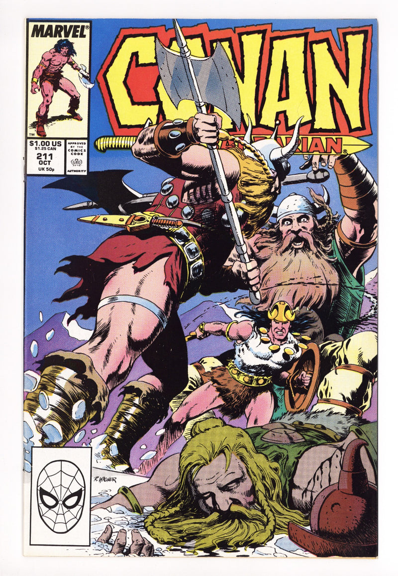 Conan the Barbarian Vol 1 211 Mid Grade (1988) 