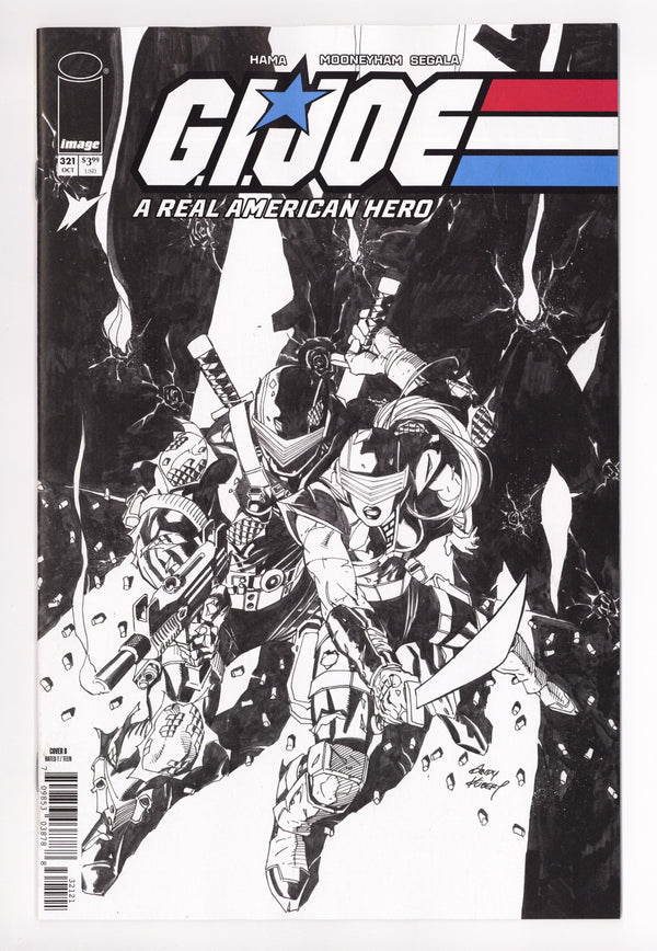 G.I. Joe A Real American Hero 321 Kubert B&W Variant (2025)