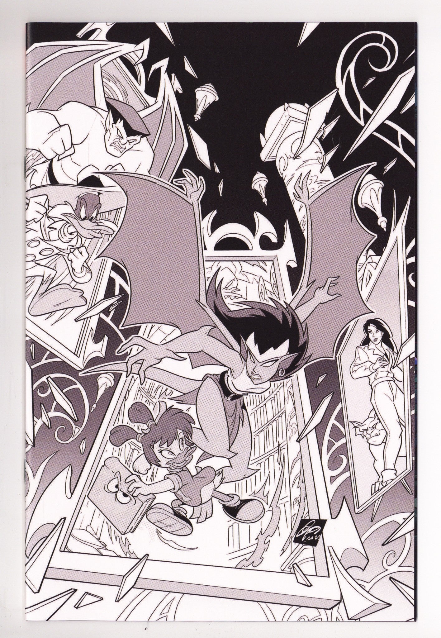 Gargoyles Darkwing Duck 3 Cangialosi B&W Virgin Incentive NM- (2026)