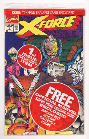 X-Force Vol 1 1 High Grade Sunspot Card, Negative UPC (1991) Sealed