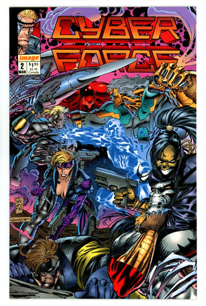 Cyberforce Vol 1 2 Mid Grade (1993)