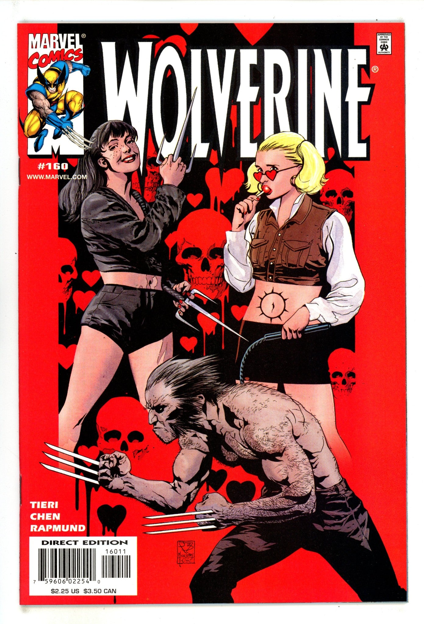 Wolverine Vol 2 160 NM- (9.2) (2001) 