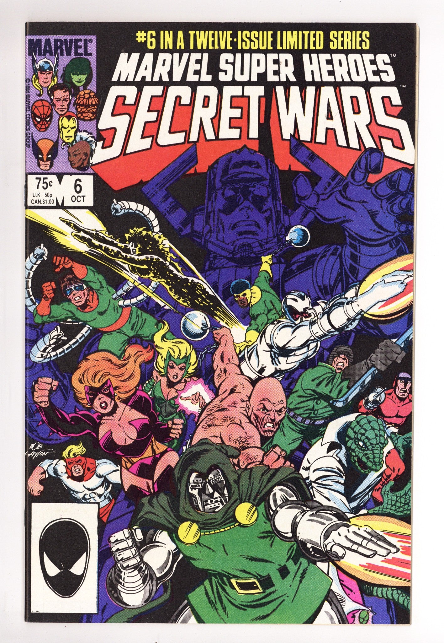 Marvel Super-Heroes Secret Wars 6 VF+ (8.5) (1984) 