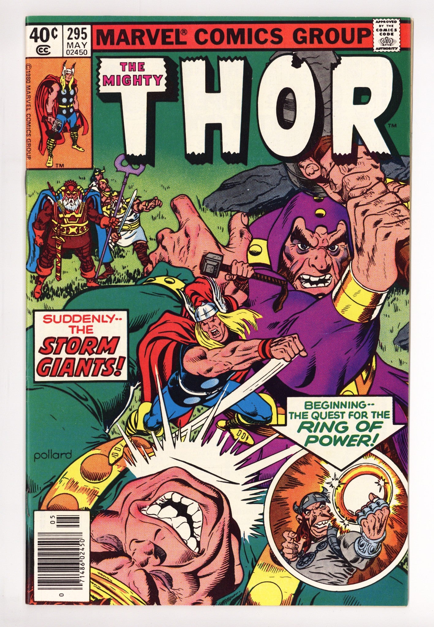 Thor Vol 1 295 Mid Grade (1980) Newsstand 