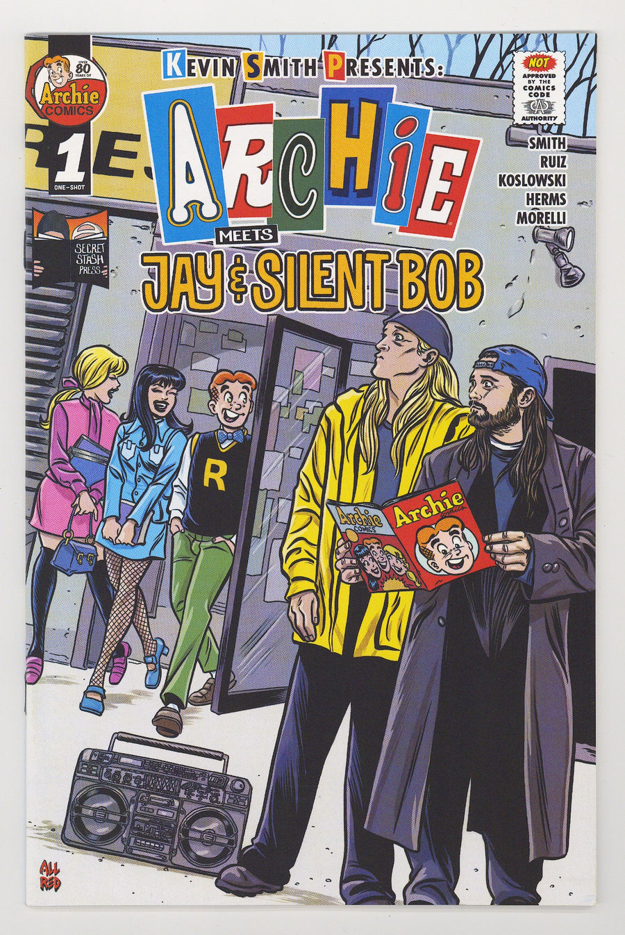 Archie Meets Jay and Silent Bob 1 VF/NM (9.0) (2025) Allred Incentive Variant 