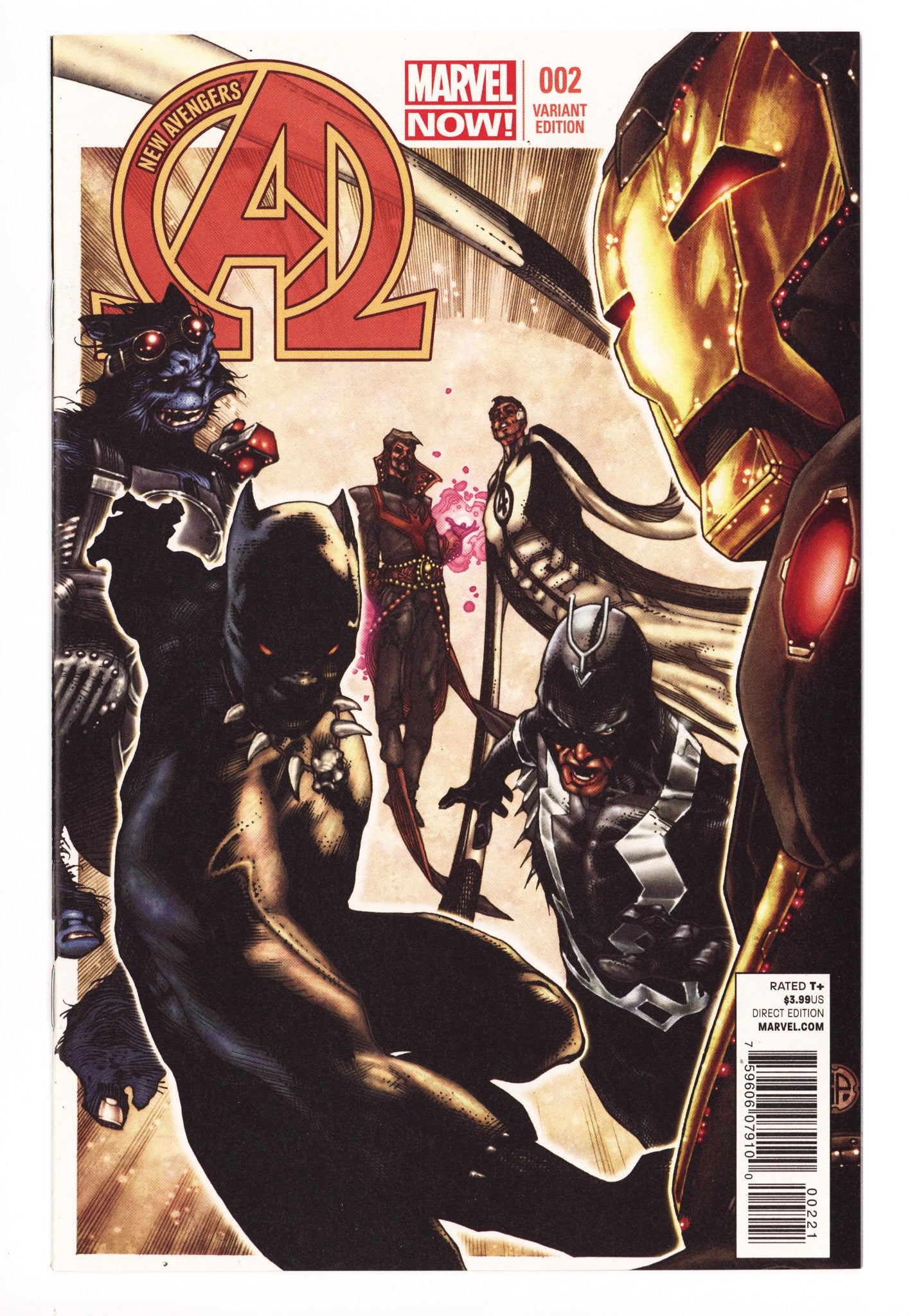 New Avengers Vol 3 2 NM (9.4) (2013) Bianchi Incentive Variant 