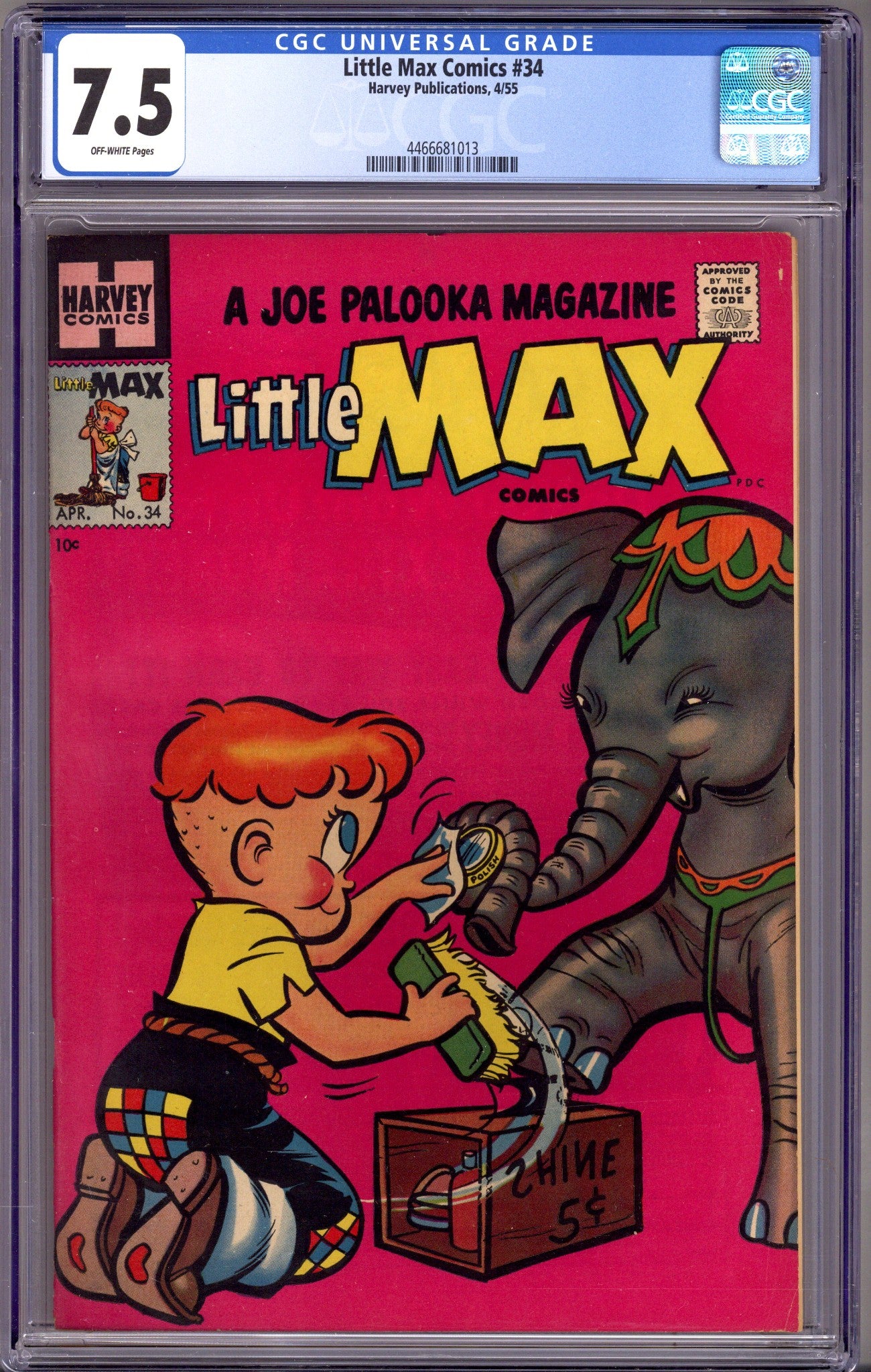Little Max Comics 34 CGC 7.5 (VF-) (1955) 